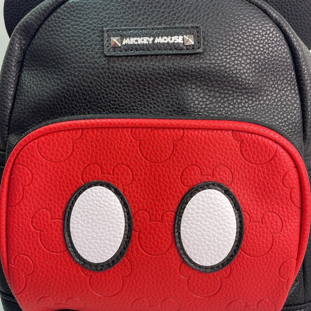 New Disney Embossed Mickey Icons and Mouse Ears Mini Backpack Purse Ltd Ed - Picture 12 of 12